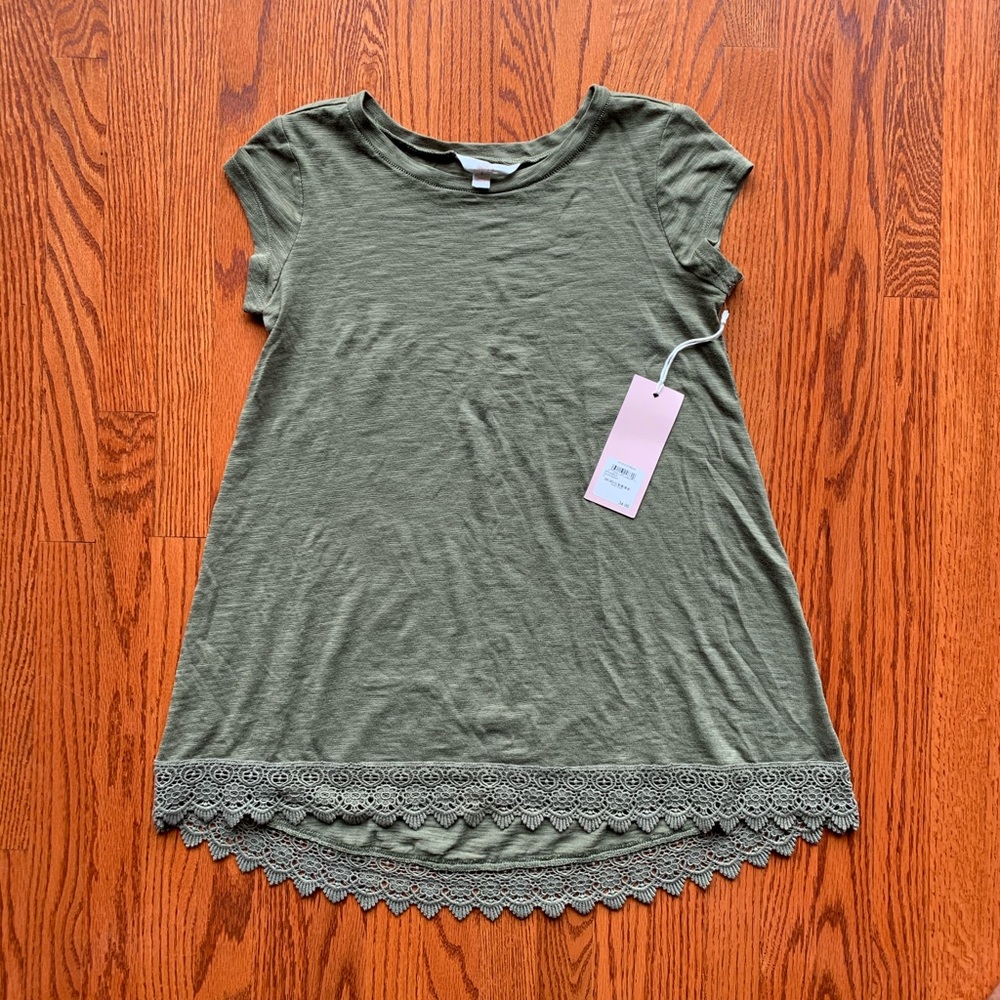 BRAND NEW Olive Burnt Tee